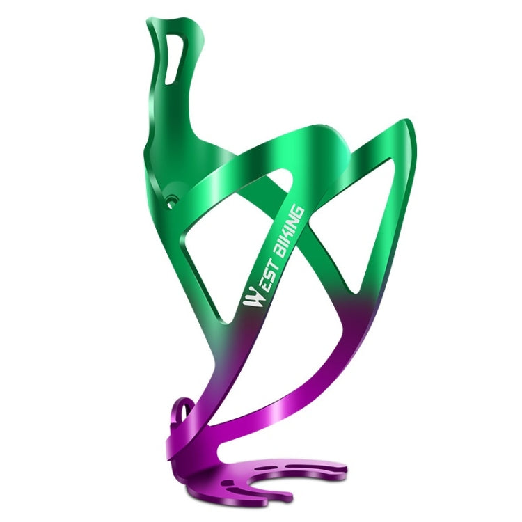 WEST BIKING จักรยานที่วางขวดอลูมิเนียม, Black, Red Black Gradient, Gold Pink Gradient, Green Purple Gradient, Colorful