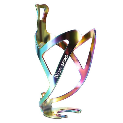 WEST BIKING จักรยานที่วางขวดอลูมิเนียม, Black, Red Black Gradient, Gold Pink Gradient, Green Purple Gradient, Colorful