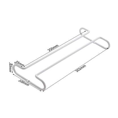 3 PCS Simple แถวเดียวถ้วยไวน์แดง Inverted Rack, Red Wine Cup Inverted Rack