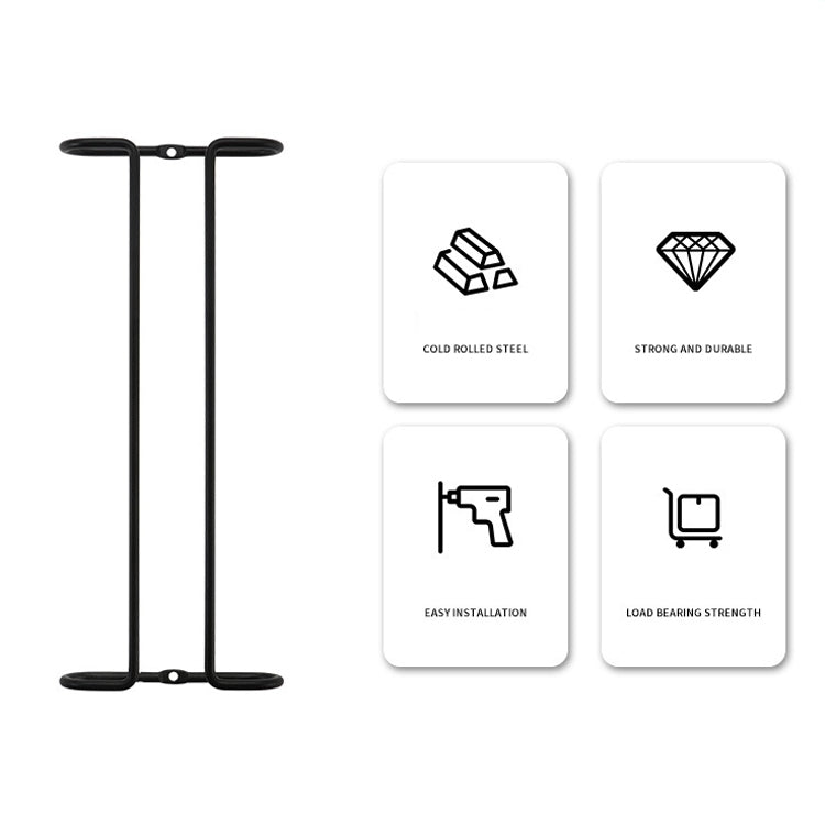 3 PCS Simple แถวเดียวถ้วยไวน์แดง Inverted Rack, Red Wine Cup Inverted Rack