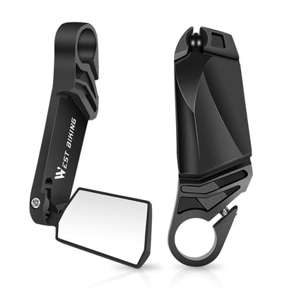 WEST BIKING กระจกพับแฮนด์จักรยาน, WEST BIKING Folding Mirror