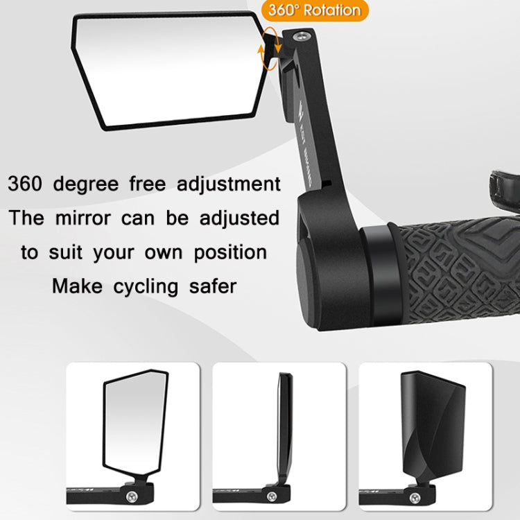 WEST BIKING กระจกพับแฮนด์จักรยาน, WEST BIKING Folding Mirror