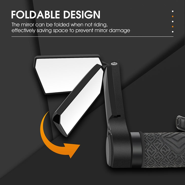 WEST BIKING กระจกพับแฮนด์จักรยาน, WEST BIKING Folding Mirror