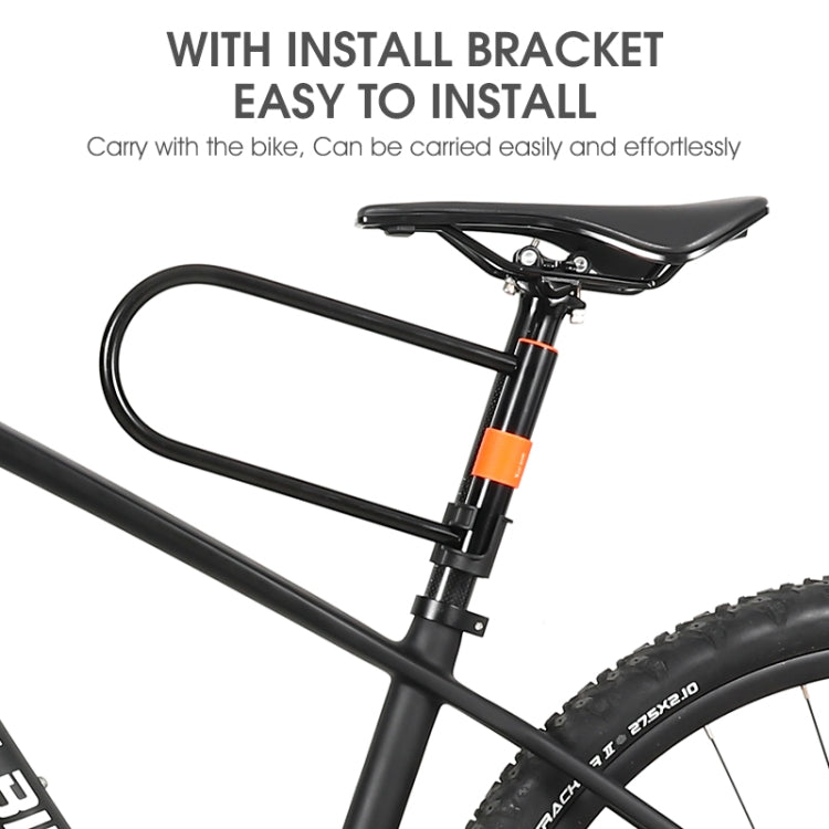 จักรยาน WEST BIKING Carbon Steel Anti-Shear Anti-Theft U-Lock, Only Lock, Lock+Cable