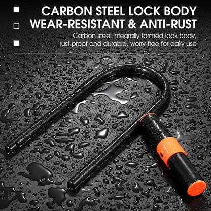 จักรยาน WEST BIKING Carbon Steel Anti-Shear Anti-Theft U-Lock, Only Lock, Lock+Cable