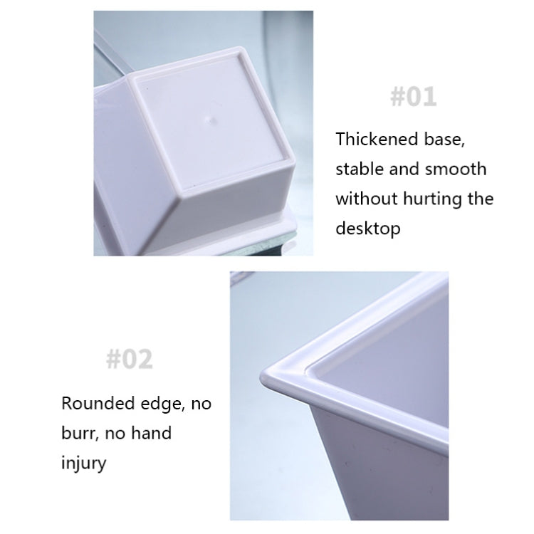 จานสแน็คทรงเรขาคณิต 2 ชิ้น, Small Quartet (White), Small Quartet (Transparent), Big Quartet (White), Big Quartet (Transparent), Hexagonal (Transparent), Quadrilateral (Transparent), Rectangular (Transparent)