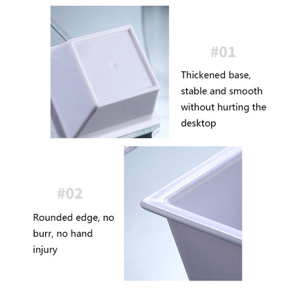จานสแน็คทรงเรขาคณิต 2 ชิ้น, Small Quartet (White), Small Quartet (Transparent), Big Quartet (White), Big Quartet (Transparent), Hexagonal (Transparent), Quadrilateral (Transparent), Rectangular (Transparent)