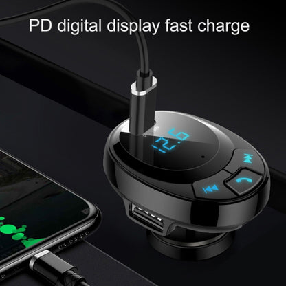 BT09 Car Bluetooth MP3 Digital Display เครื่องชาร์จ USB คู่, BT09