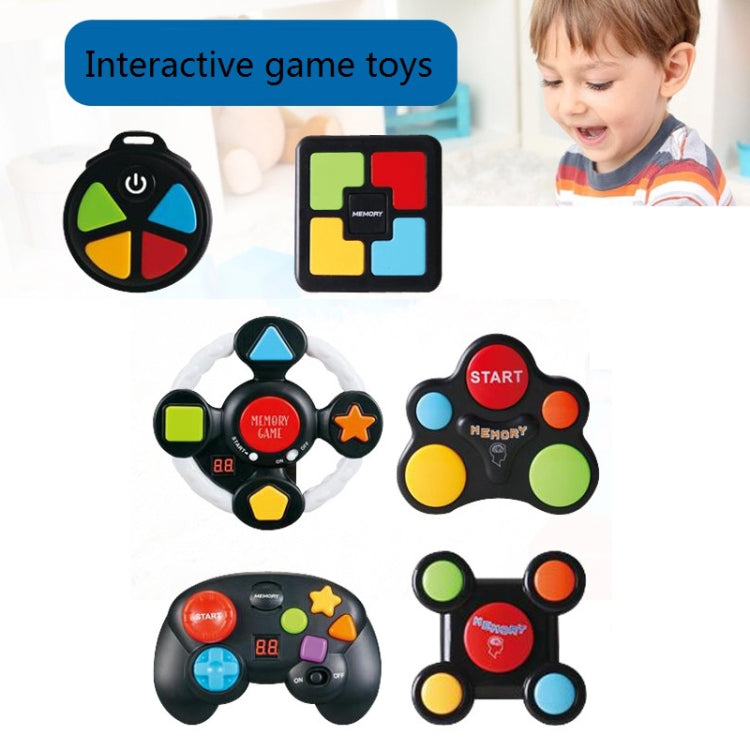 เครื่องเกมฝึกความจำเพื่อการศึกษาสำหรับเด็ก สไตล์:, Square, Hands, Shaped, Handle, Steering Wheel