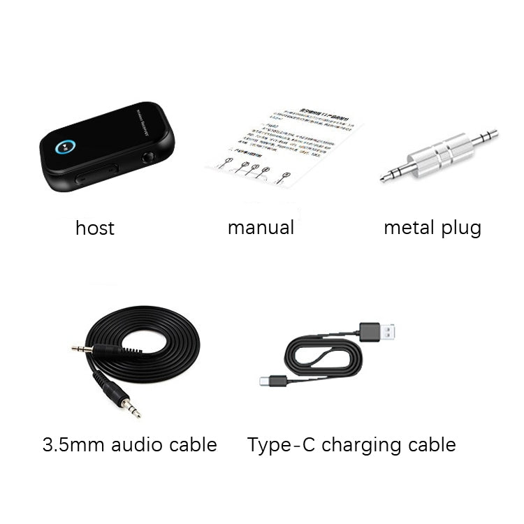 รถบลูทูธ 5.0 ตัวรับสัญญาณเสียงตัวแปลงบลูทูธ 3.5 มม, 5.0 Audio Receiver