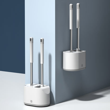 ชุดแปรงขัดห้องน้ำหัวแปรงซิลิโคน MT2, Landing Type, Wall-mount  Type