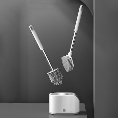 ชุดแปรงขัดห้องน้ำหัวแปรงซิลิโคน MT2, Landing Type, Wall-mount  Type