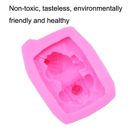 แม่พิมพ์ซิลิโคนช็อคโกแลตเค้ก Fondant 2 ชิ้น, Silicone Mold