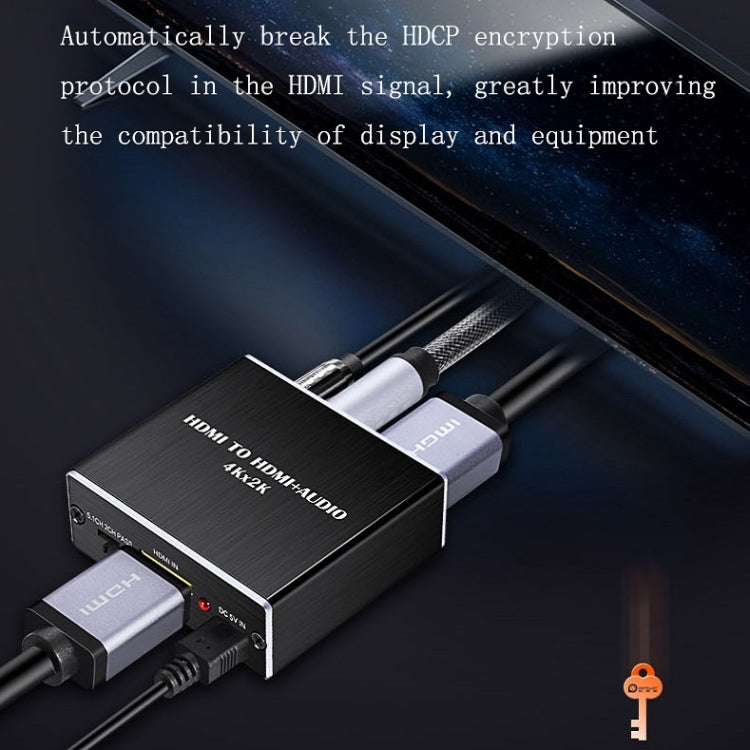 HDMI TO HDMI+AUDIO ตัวแยกเสียง