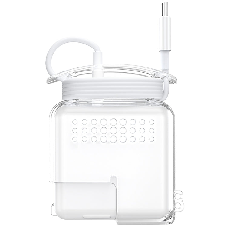 OATSBASF เคสป้องกันไฟซิลิโคนใสสำหรับ IPhone MacBook Pro Air, 20W