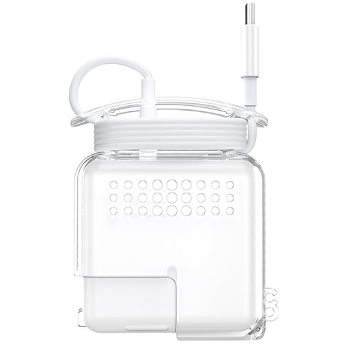OATSBASF เคสป้องกันไฟซิลิโคนใสสำหรับ IPhone MacBook Pro Air, 20W