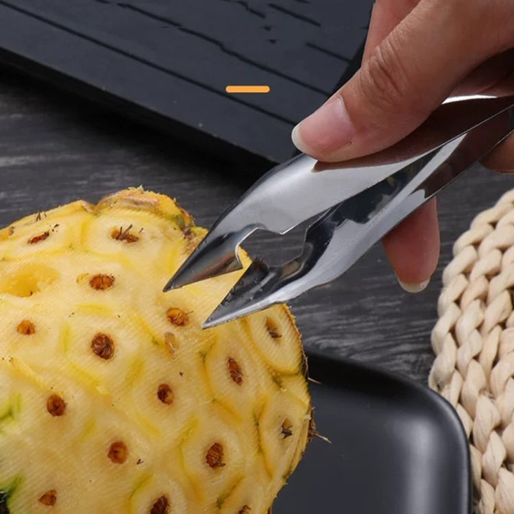 4 In 1 สแตนเลสมีดสับปะรดมีดผลไม้เครื่องปอกอ้อย, Pineapple Knife