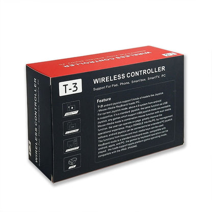 T3 โทรศัพท์มือถือไร้สาย Bluetooth Direct Connection Gamepad สำหรับโทรศัพท์ Android/iOS, T3 For Android/iOS Phones
