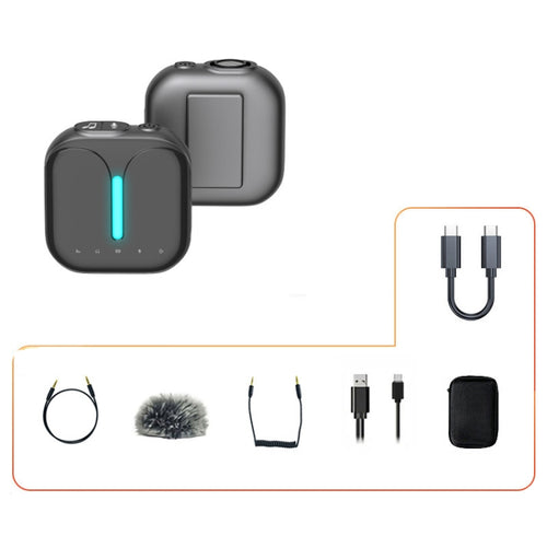 ไมโครโฟนไร้สายแบบตัดเสียงรบกวนกลางแจ้งระดับมืออาชีพ, Type-C, Type-C+Apple Adapter, Type-C+External Microphone, Type-C+Apple Adapter+External Microphone