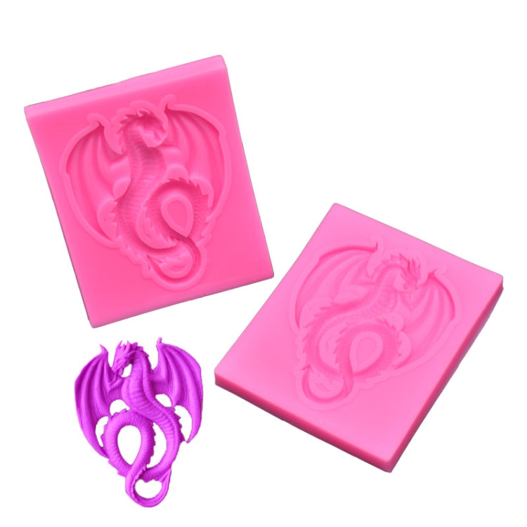2 ชิ้น Pterodactyl ช็อคโกแลตเค้กดินตกแต่ง DIY แม่พิมพ์ซิลิโคน, DIY Silicone Mold