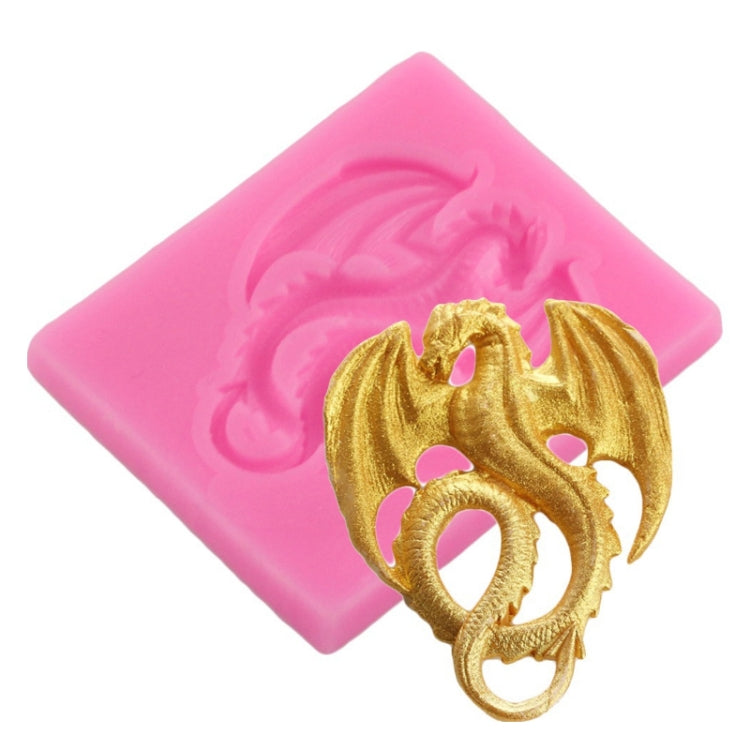 2 ชิ้น Pterodactyl ช็อคโกแลตเค้กดินตกแต่ง DIY แม่พิมพ์ซิลิโคน, DIY Silicone Mold
