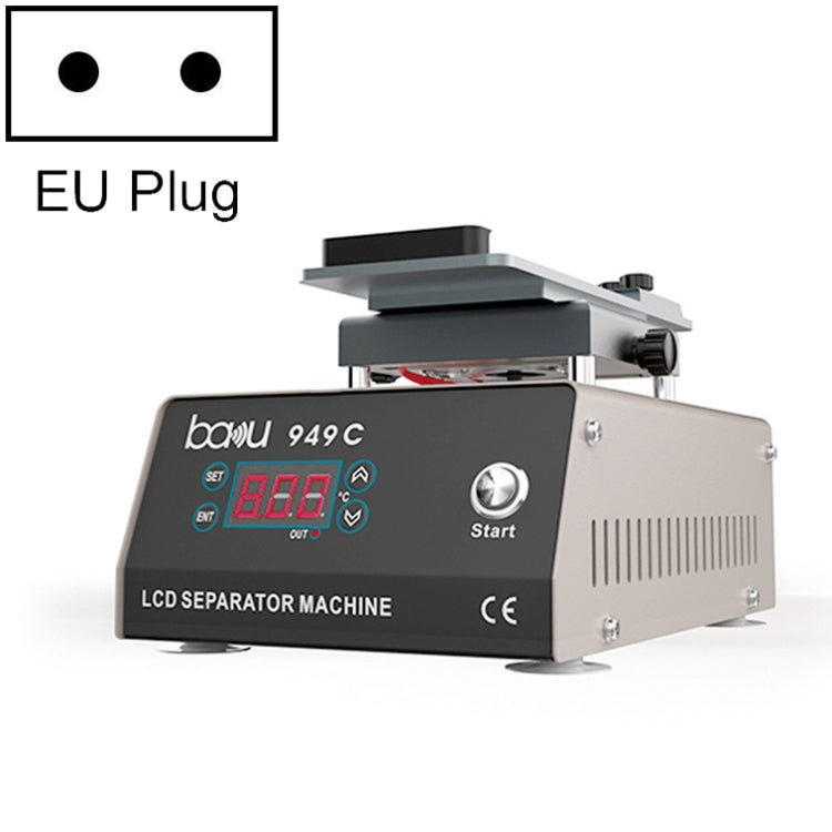 BAKU BA949C ตัวแยกหน้าจอ LCD แบบหมุนเร็วแบบหมุนได้ 360 องศา, BA-949C US Plug, BA-949C EU Plug