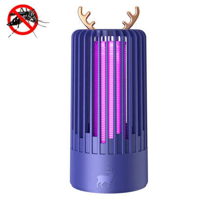 เครื่องกำจัดยุงด้วยแสงในครัวเรือนภายใน USB Mute Shock Mosquito Lamp, Gemstone Blue