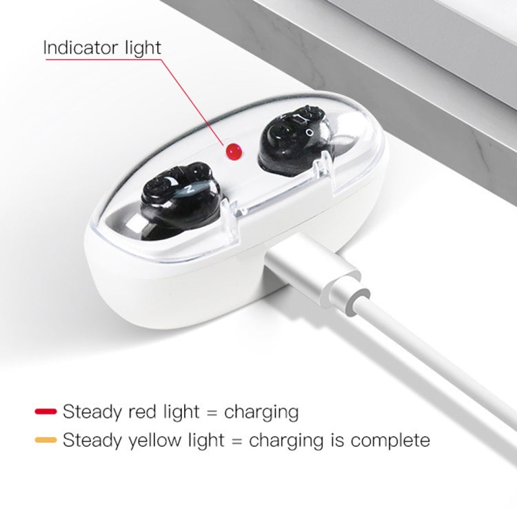 Old People เครื่องขยายเสียงเครื่องช่วยฟัง Magnetic Charge Dual-unit Sound Collector, US Plug, EU Plug