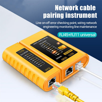 ANENG 2 PCS สายเคเบิลเครือข่ายมัลติฟังก์ชั่นหัวคริสตัลเครื่องตรวจจับข้างเดียว, การจัดส่งสีแบบสุ่ม