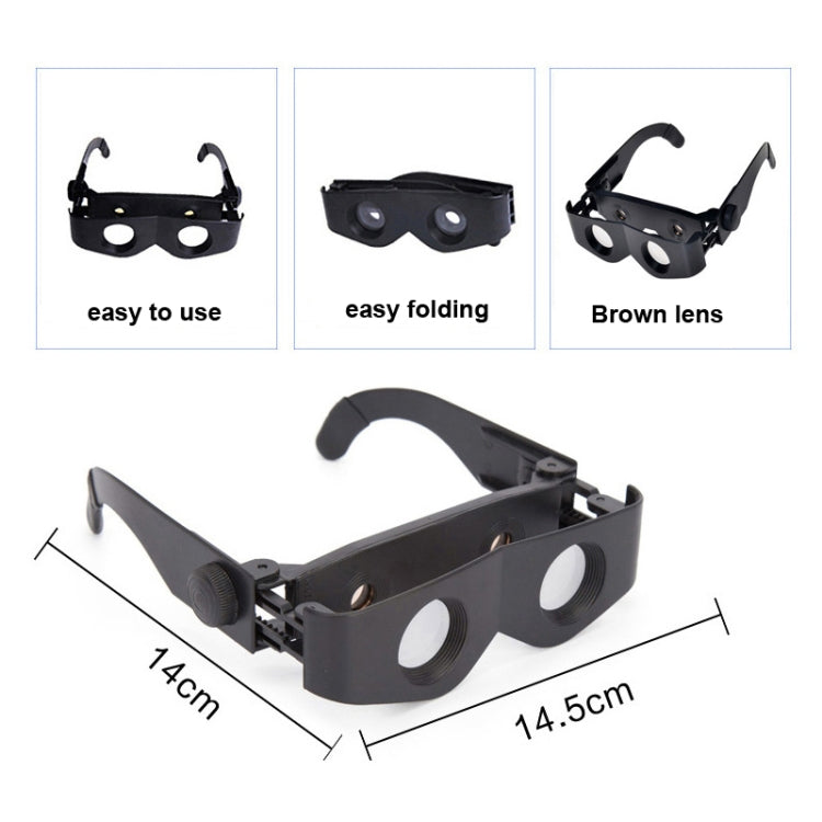 กล้องส่องทางไกลตกปลา HD กล้องส่องทางไกลแว่นขยายกลางแจ้ง, 3X Only Telescope, 3X Telescope + Glasses Case
