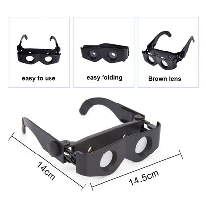 กล้องส่องทางไกลตกปลา HD กล้องส่องทางไกลแว่นขยายกลางแจ้ง, 3X Only Telescope, 3X Telescope + Glasses Case