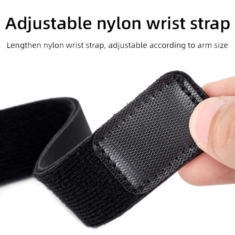 กระจกมองหลังจักรยานพร้อมสายรัดข้อมือ กระจกหมุนได้ 360 องศา, Wristband Rotating Mirror