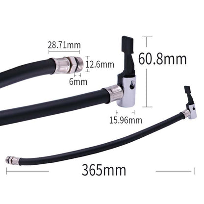 4 PCS ปั๊มลม Schrader Valve Extension Tube ยางปากเป่าลมอย่างรวดเร็วขยายหลอด, Mouth Extend Tube