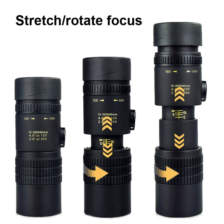 10-300x40 กล้องโทรทรรศน์ตาข้างเดียว HD BAK4 กล้องโทรทรรศน์ปริซึมสไตล์:, Standard