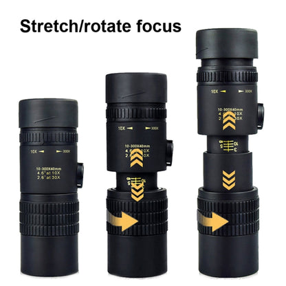10-300x40 กล้องโทรทรรศน์ตาข้างเดียว HD BAK4 กล้องโทรทรรศน์ปริซึมสไตล์:, Standard