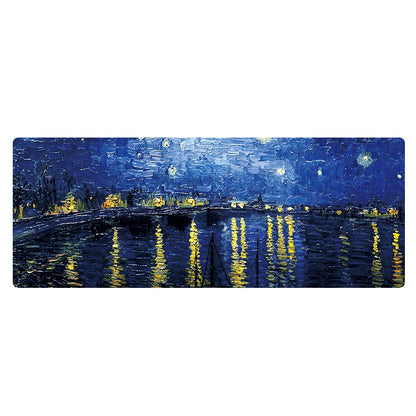 Am002 แผ่นรองเมาส์ยางตั้งโต๊ะขนาดใหญ่สำหรับวาดภาพสีน้ำมัน, 300x800x5mm Stitched Edges, 400x900x4mm Stitched Edges, 400x900x5mm Stitched Edges, 300x800x3mm Stitched Edges, 300x800x4mm Stitched Edges