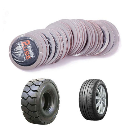 Nirichie 60mm Round Car Tire Repair Patch ซ่อมยางรถยนต์ Cold Patch Film, 60mm Round Car Tire Patch