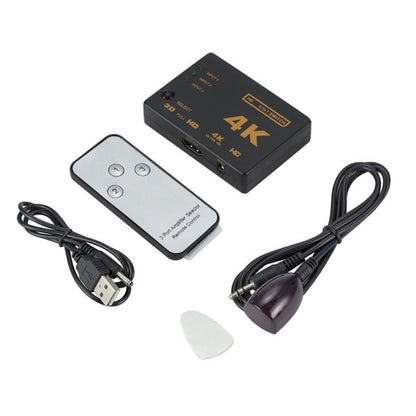 4K 3 เข้า 1 ออก HDMI Switcher พร้อมรีโมทคอนโทรล, 5 PCS/Set