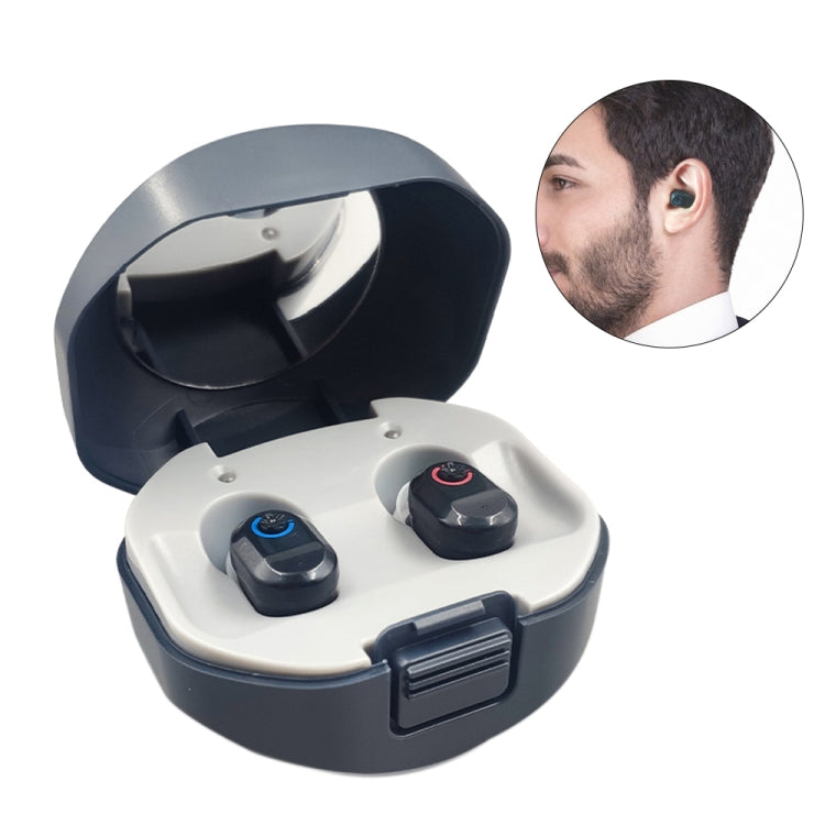 เครื่องช่วยฟัง TWS On-Ear Sound Amplifier พร้อมช่องชาร์จ, White, Black, Skin Color
