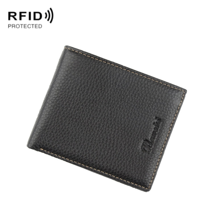 กระเป๋าใส่บัตรมัลติฟังก์ชั่นกระเป๋าสตางค์ RFID แบบสบาย ๆ สำหรับบุรุษ, Baweisi A-6595-1, Baweisi A-6556-1, Baweisi A-6502-1, Baweisi A-6598-1, Baweisi A-65112-1