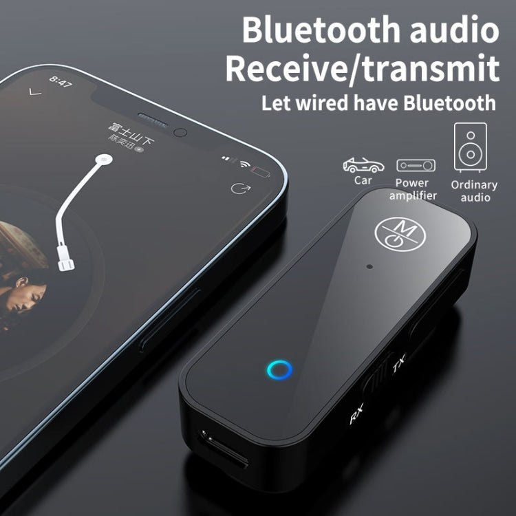 2 in 1 Bluetooth รับเครื่องส่งสัญญาณ AUX อะแดปเตอร์รถทีวีเครื่องส่งสัญญาณเสียงคอมพิวเตอร์, B28