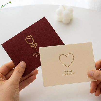 2 ชุด Bronzing Mother Day Birthday Card Wishes DIY Envelope Set, 6PCS/Set HK031, 6PCS/Set HK030, 6PCS/Set HK037, 6PCS/Set HK036, 6PCS/Set Live Like Summer Flowers
