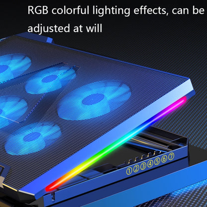 NUOXI Q9 RGB Lighting Effect แล็ปท็อปคูลเลอร์