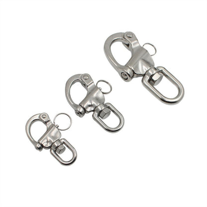 Yachting Sailing Stainless Steel Coil Type ห่วงสปริงโรตารี, 70mm, 87mm, 128mm