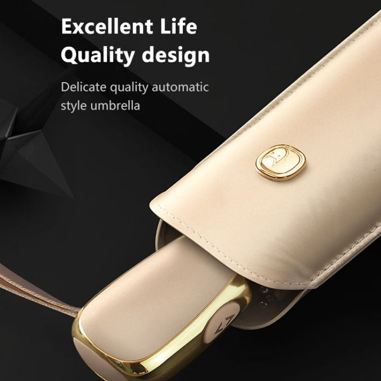 กาวสีดำอ่อน Sunside Anti-UV Rain or Shine Umbrella