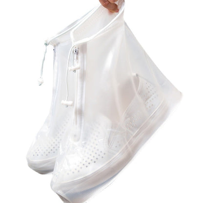 1 คู่ Rainy Outdoor Anti-Skid Waterproof Shoe Cover ฝาครอบรองเท้าใช้ซ้ำ ๆ หนา, S, M, L, XL, XXL, XXXL