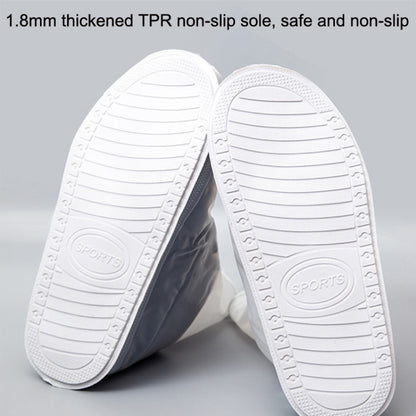 1 คู่ Rainy Outdoor Anti-Skid Waterproof Shoe Cover ฝาครอบรองเท้าใช้ซ้ำ ๆ หนา, S, M, L, XL, XXL, XXXL