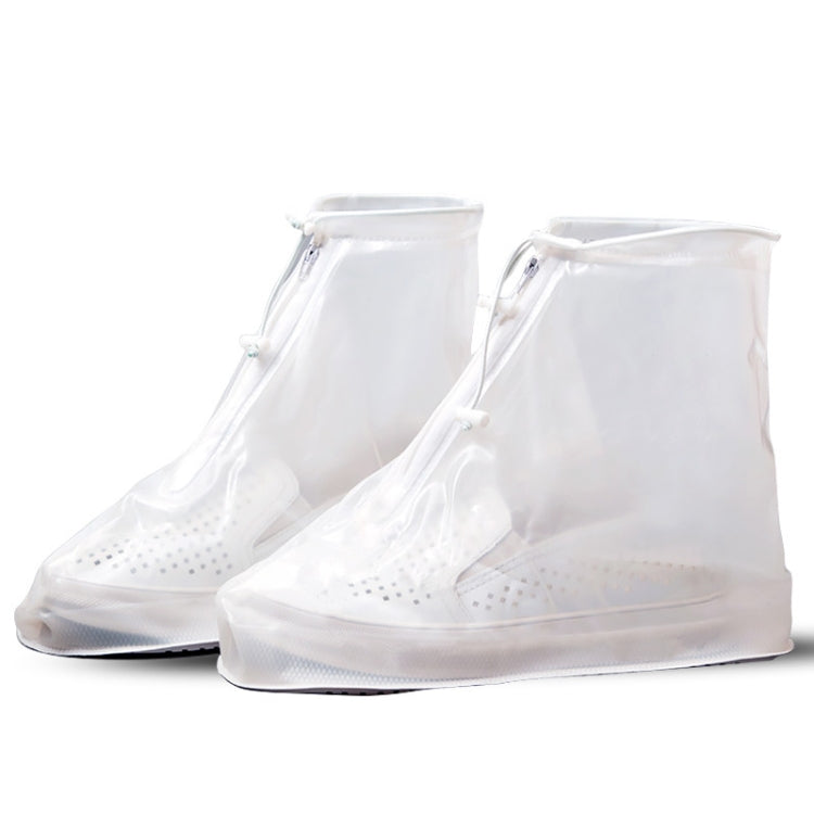 1 คู่ Rainy Outdoor Anti-Skid Waterproof Shoe Cover ฝาครอบรองเท้าใช้ซ้ำ ๆ หนา, S, M, L, XL, XXL, XXXL