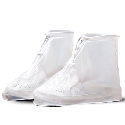 1 คู่ Rainy Outdoor Anti-Skid Waterproof Shoe Cover ฝาครอบรองเท้าใช้ซ้ำ ๆ หนา, S, M, L, XL, XXL, XXXL