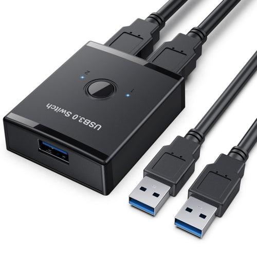 T25 2 In 1 USB3.0 สวิตช์สองทิศทางเครื่องพิมพ์ Sharer Splitter